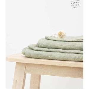 Zelený lněný ručník 140x100 cm - Linen Tales