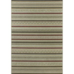 Zelený koberec vhodný i na ven Elle Decor Bloom Rodez, 80 x 150 cm