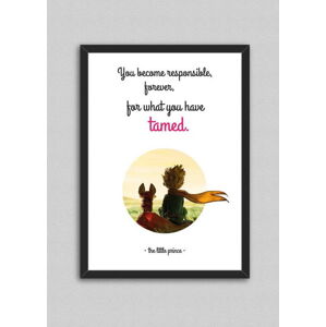 Obraz North Carolina Scandinavian Home Decors Little Prince Quote V8, 33 x 43 cm