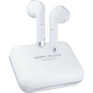 Bílá bezdrátová sluchátka Happy Plugs Air 1 Plus