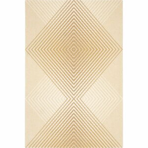 Béžový vlněný koberec 200x300 cm Chord – Agnella