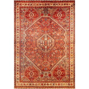 Červený koberec Floorita Mashad, 200 x 290 cm