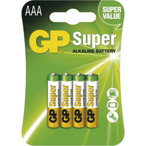 Sada 4 alkalických baterií EMOS GP Super AAA