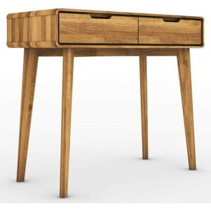 Toaletní stolek z dubového dřeva 90x40 cm Greg - The Beds