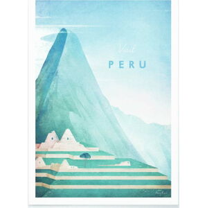 Plakát Travelposter Peru, 30 x 40 cm